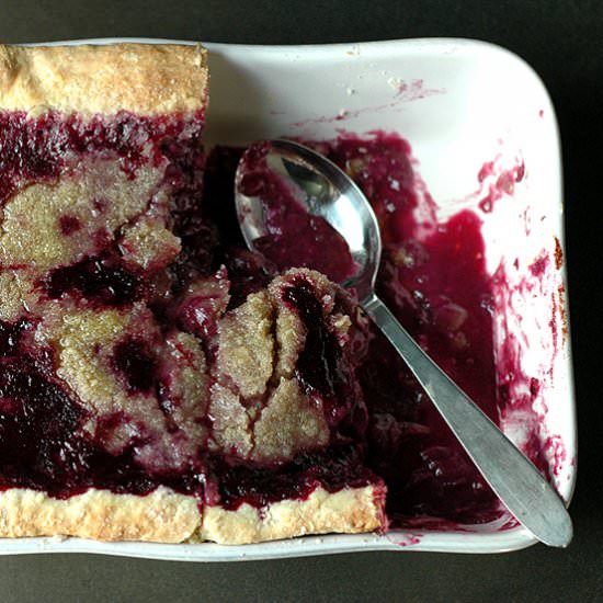 Grape Kuchen - Recipe photo by alocalchoice