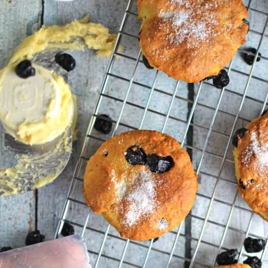 Blueberry Scones - Recipe photo by DIYfoodguy