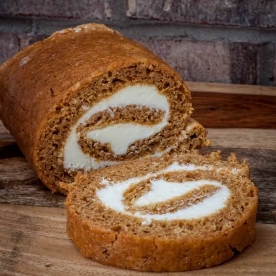 Pumpkin Roll - Recipe photo by LovePastaBlog