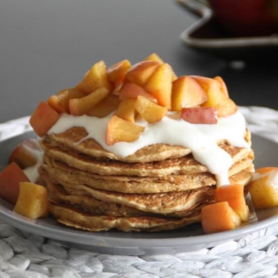 Pumpkin Pancakes - Recipe photo by veggiejam