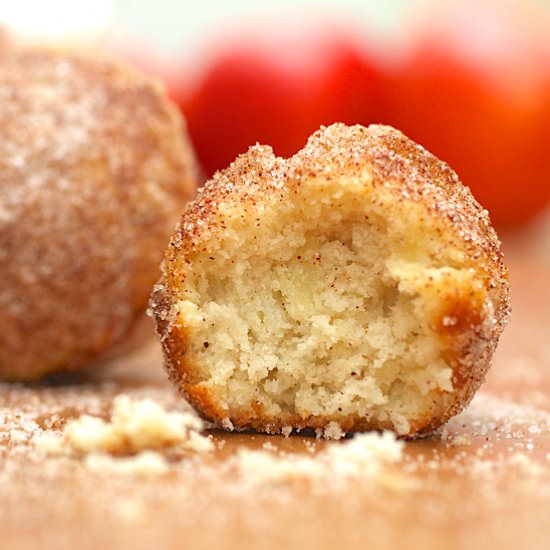 Mini Apple Donut Muffins - Recipe photo by freshlyphotographed