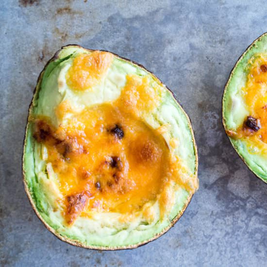 Broiled Avocados w Chipotle+Cheddar - Recipe photo by myutensilcrock