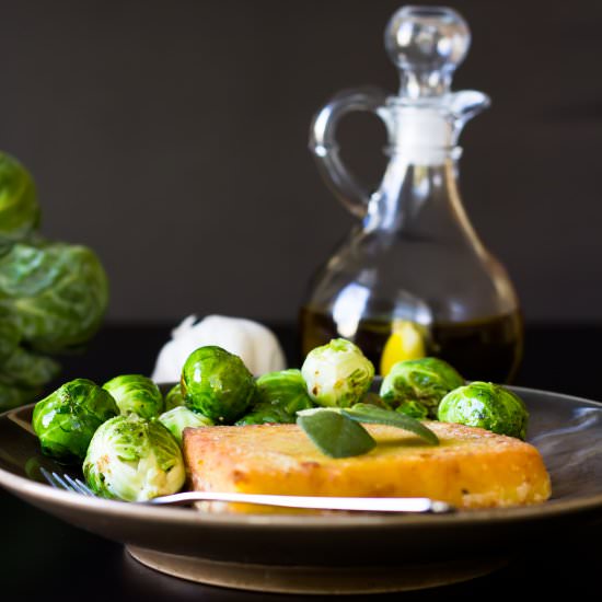 Fried Cheese Polenta - Recipe photo by KitchenHighlights
