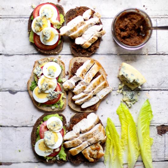 Bacon Jam Cobb Sandwich - Recipe photo by iwillnoteatoysters