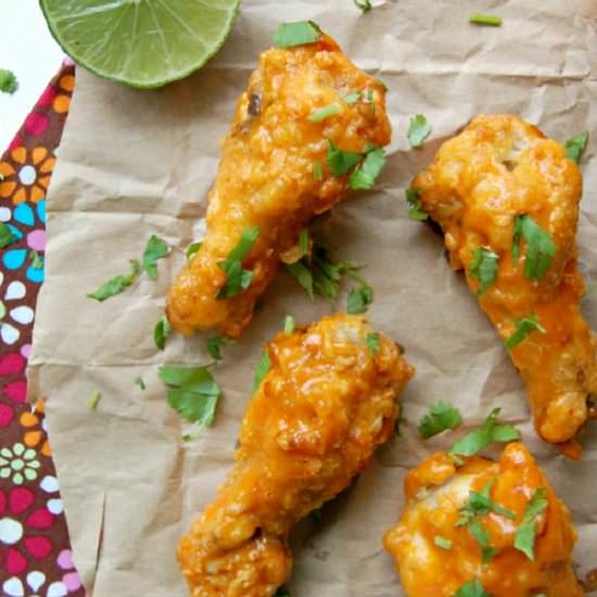 Baked “Skinny” Buffalo Chicken Wing - Recipe photo by naivecookcooks
