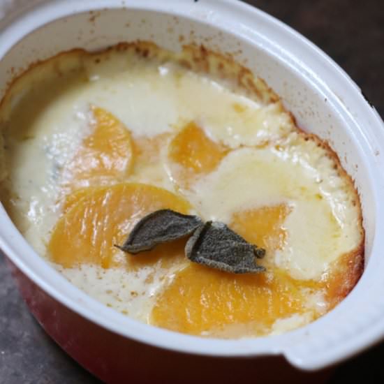 Butternut Squash & Sage Gratin - Recipe photo by TimVidraEats