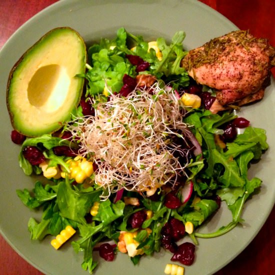 Fall Harvest Salad - Recipe photo by cow crumbs