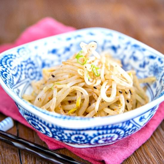 Spicy Bean Sprout Salad - Recipe photo by Just One Cookbook