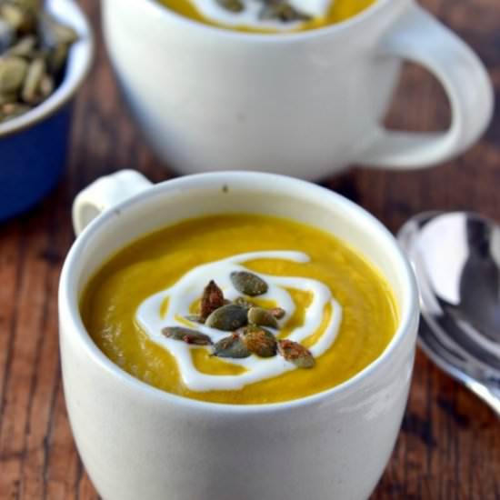 Cream of Pumpkin Soup - Recipe photo by DreenaBurton