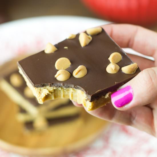 No Bake Peanut Butter Bars - Recipe photo by alma_objetivocupcake