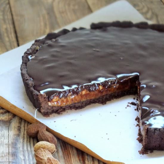 Snickers like Tart - Recipe photo by Smakolyki Alergika