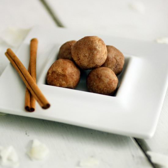Cinnamon Coconut Butter Truffles - Recipe photo by PrimalPalate