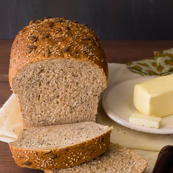 Mixed Seeds Whole Wheat Bread - Recipe photo by brighteyedbaker