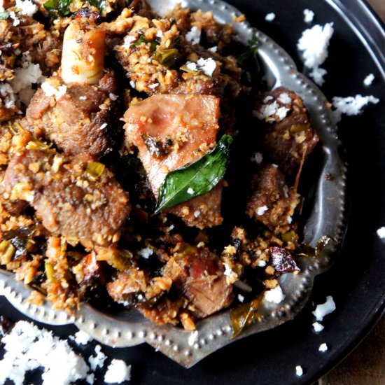 Southern style Mutton fry - Recipe photo by Priyadarshini Chatterjee
