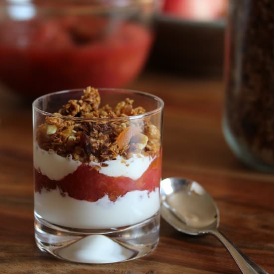 Spiced Plum & Apple Compote - Recipe photo by Bangers and Mash