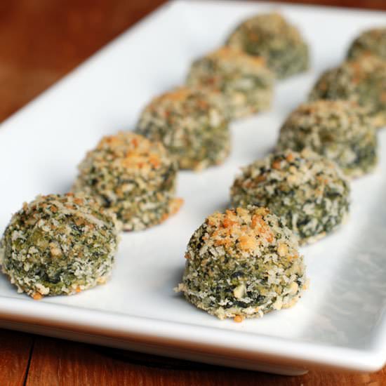 Kale and Spinach Bites - Recipe photo by Circle B Kitchen