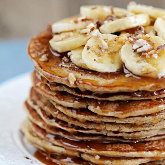 Gluten-Free Banana Pancakes - Recipe photo by Blog cu Legume