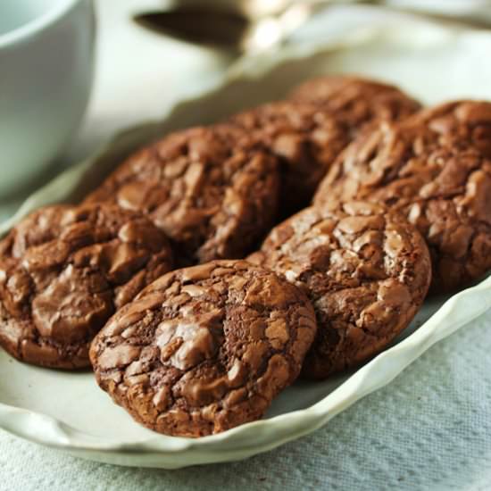 Chocolate Brownie Cookies - Recipe photo by CookandBeMerry