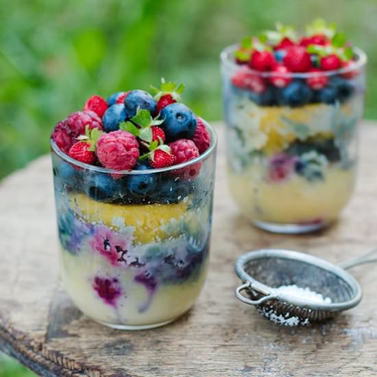 Summer Berry Mug Cake - Recipe photo by sogoodblog