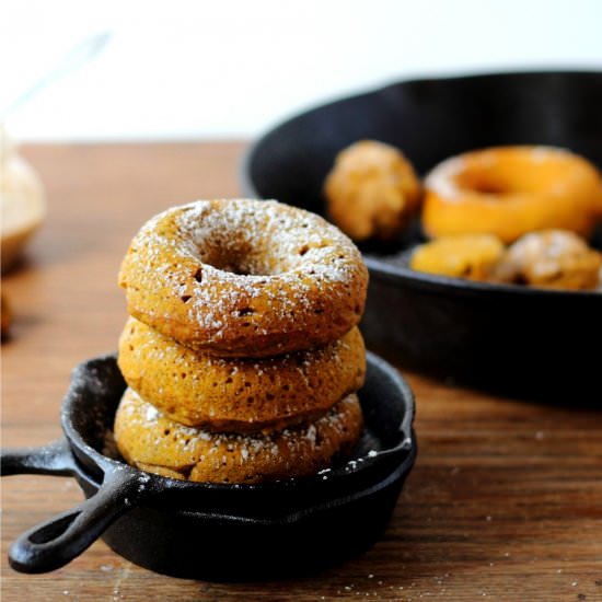 Pumpkin Spice Doughnuts (gf) - Recipe photo by needssalt