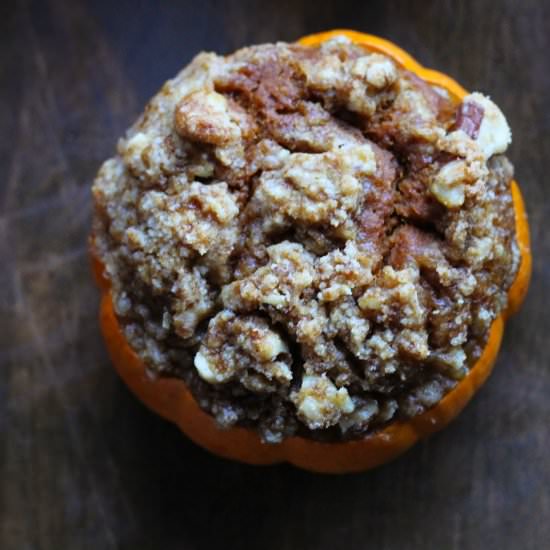 Dessert in a Pumpkin - Recipe photo by Whereyourtreasureis