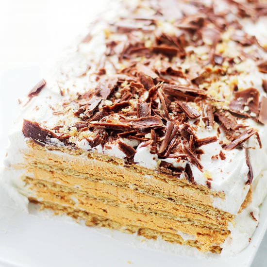 Pumpkin Mousse Ice Box Cake - Recipe photo by diethood