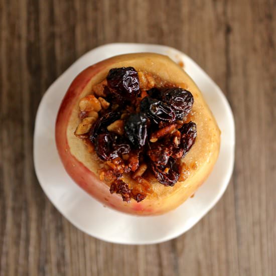 Maple Whiskey Baked Apples - Recipe photo by cravethegood