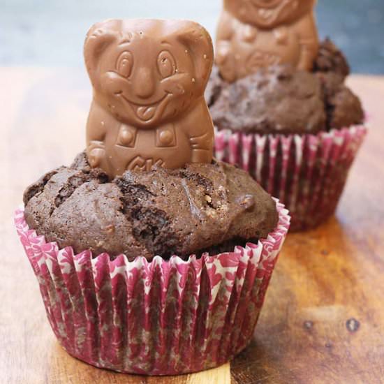 Caramel koala cupcakes for two - Recipe photo by scrummy2610