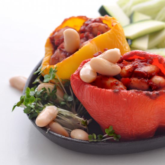Chilli Callennoli Stuffed Peppers - Recipe photo by Tony Rose