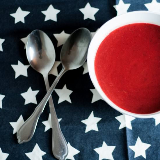 Beetroot soup with sweetpotato - Recipe photo by marsmaedchen
