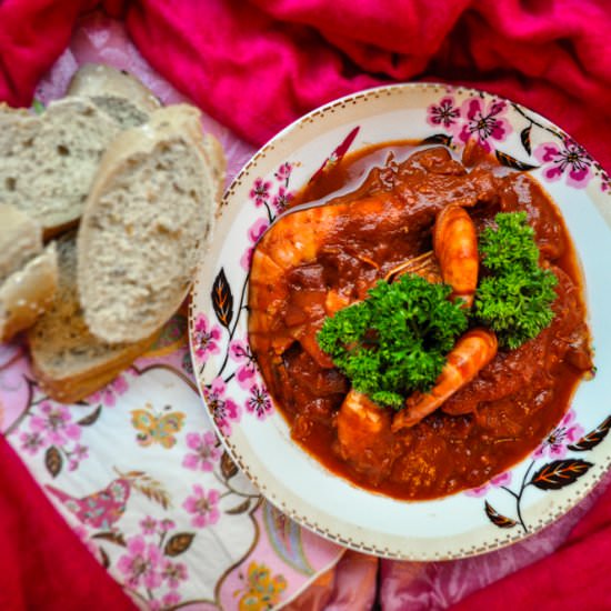 Portuguese Tiger Prawn Tapas - Recipe photo by dishtales
