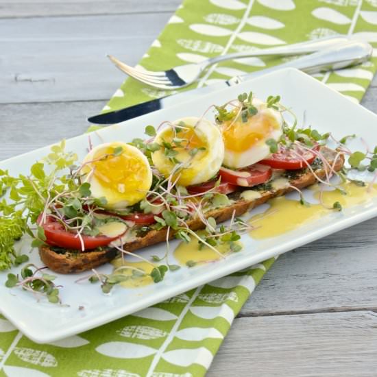 Breakfast Tartine - Recipe photo by oliveoilandlemons