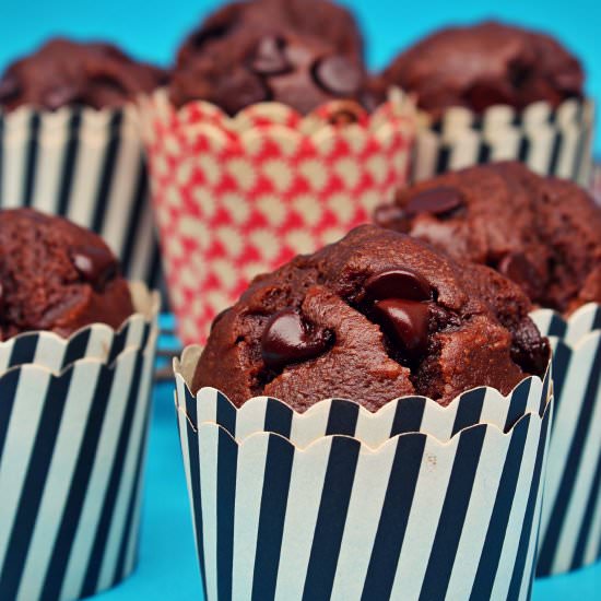 Double Chocolate Muffins - Recipe photo by featsoffeasts
