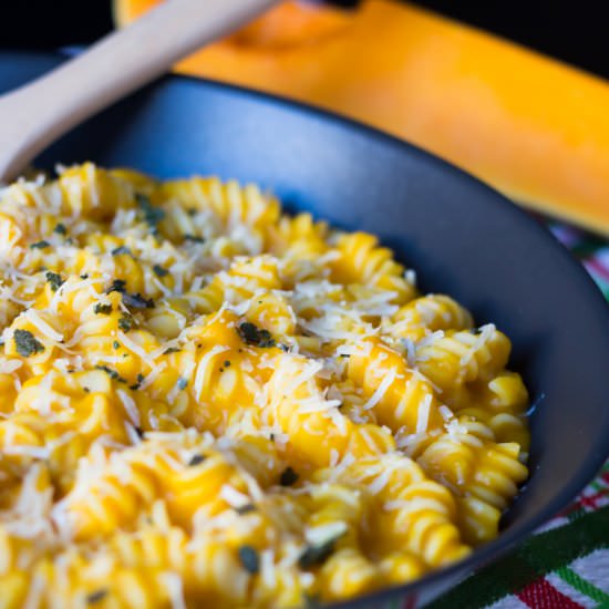 Vegetarian Butternut Squash Rotini - Recipe photo by KitchenHighlights