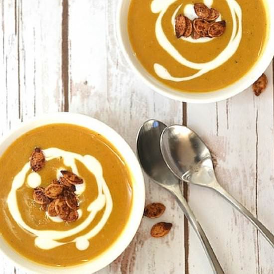 Chipotle Pumpkin Soup - Recipe photo by sagerecipes