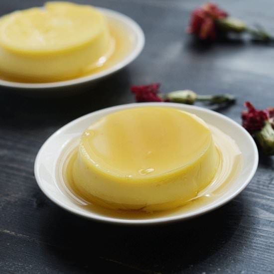 Orange Caramel Flan - Recipe photo by notacurry.com