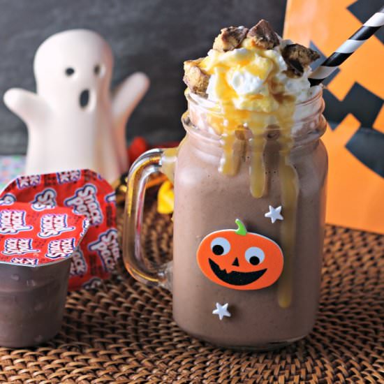 Candy Bar Pudding Cup Smoothie - Recipe photo by ReneesKitchenAdventures