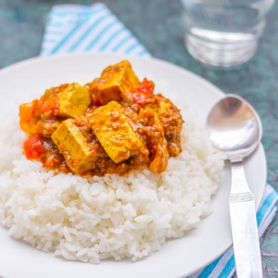 Spicy Curried Tofu - Recipe photo by Priyanka DK