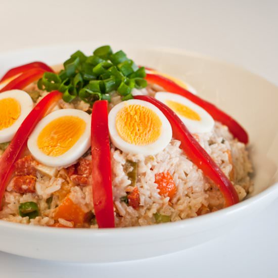 Rice salad – low Fodmap - Recipe photo by Suzanneper