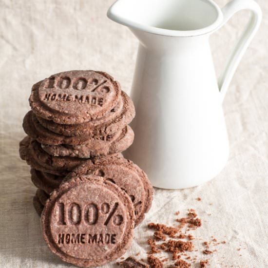 Cocoa peanut butter cookies - Recipe photo by Sweetie_Home