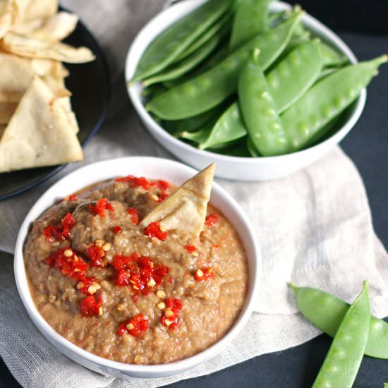 Spicy Roasted Eggplant Dip - Recipe photo by CAVA