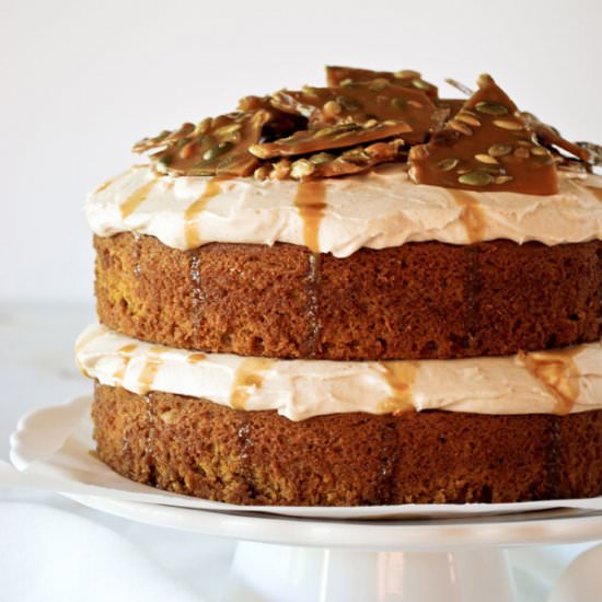 Pumpkin Cake - Recipe photo by thecakeblog