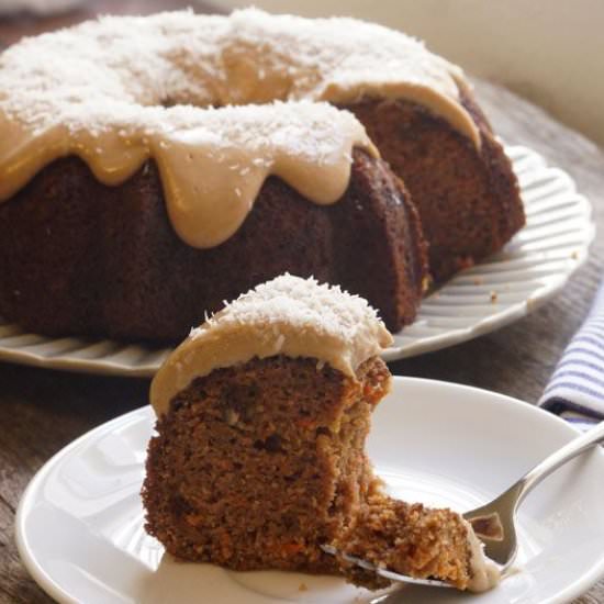 Coconut Flour Carrot Cake - Recipe photo by detoxinista