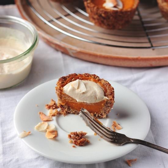 Ginger Coconut Squash Tarts - Recipe photo by happyheartedkitchen