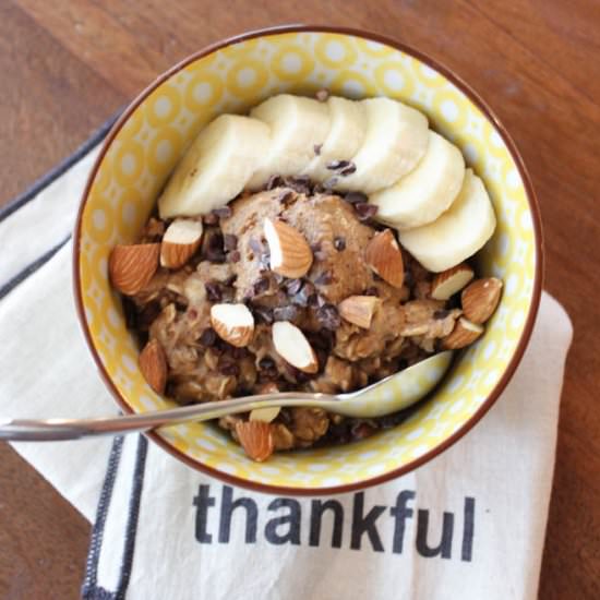 Gluten Free Vegan Oatmeal Bowl - Recipe photo by kneadtocook