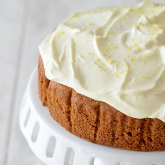 Eggless Honey, Lemon & Ginger Cake - Recipe photo by thecrazykitchen