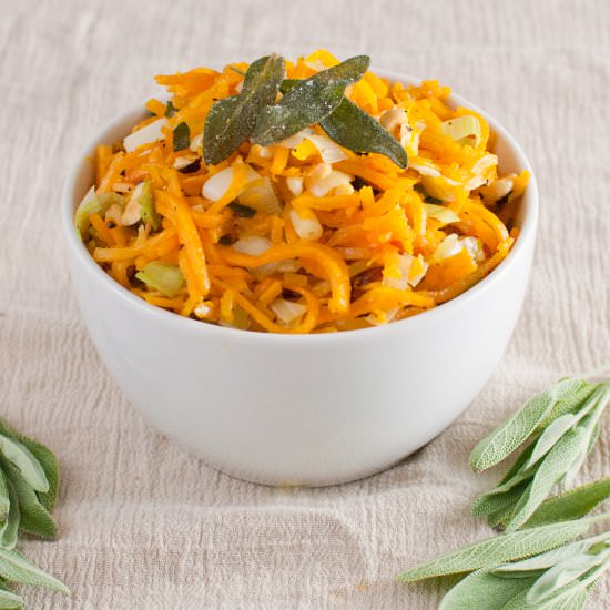 Butternut Squash Noodles - Recipe photo by baked in