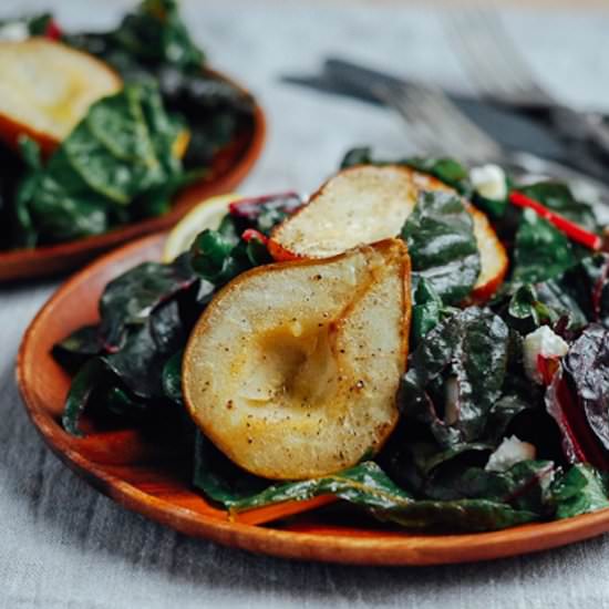 Roasted Pear and Rainbow Chard - Recipe photo by food52