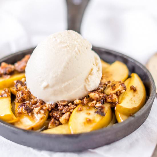 Apple Hazelnut Crumble - Recipe photo by Coreen Murphy