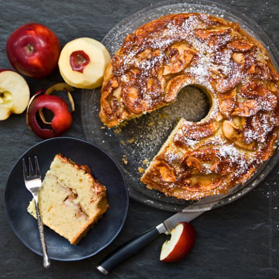 Simple Apple Cake - Recipe photo by lostrecipesfound